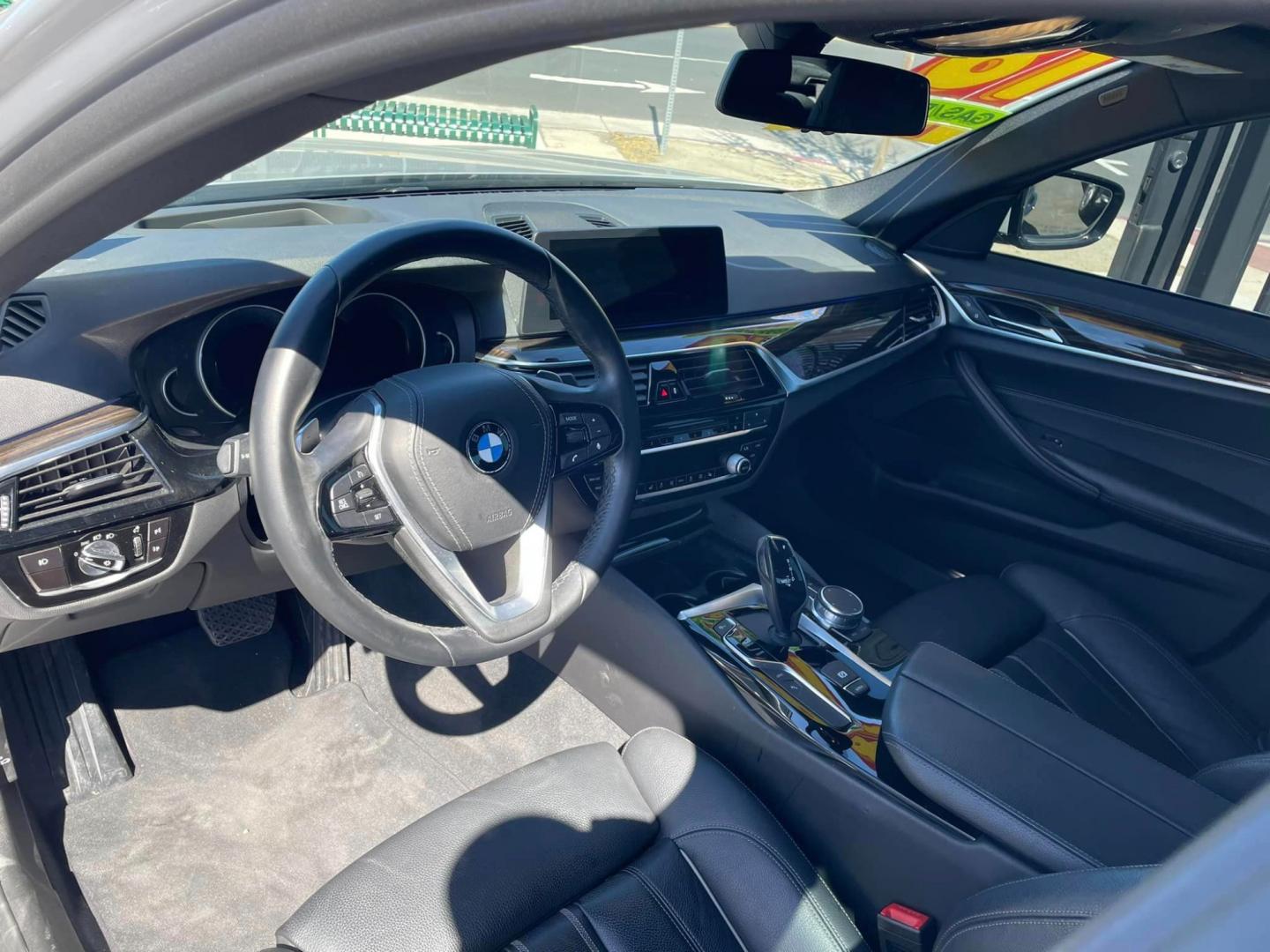 2018 SILVER /BLACK BMW 5-Series 530e iPerformance (WBAJA9C55JB) with an 2.0L L4 DOHC 16V TURBO HYBRID engine, 8A transmission, located at 744 E Miner Ave, Stockton, CA, 95202, (209) 944-5770, 37.956863, -121.282082 - PLUS TAXES AND FEES - Photo#7